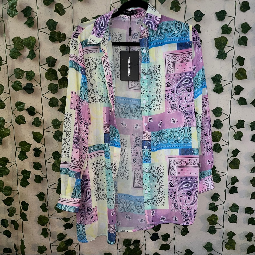 Pretty Little Thing Blouse, Never Worn, Size 0